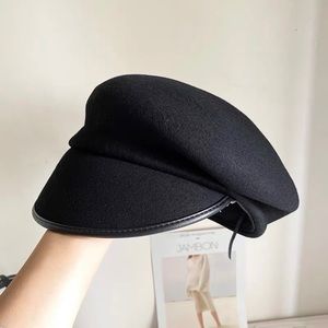 Black Women Wools Vintage Winter Hat